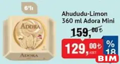 ADORA MİNİ AHUDUDU-LİMON DONDURMA 360 ML